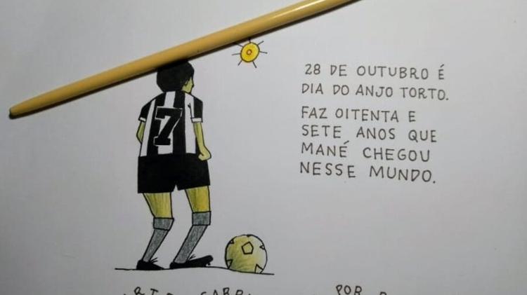 Garrincha foi o Maradona brasileiro, dentro e fora do campo, até a morte. Mas quem se lembra de Garrincha? - Reprodução - Reprodução