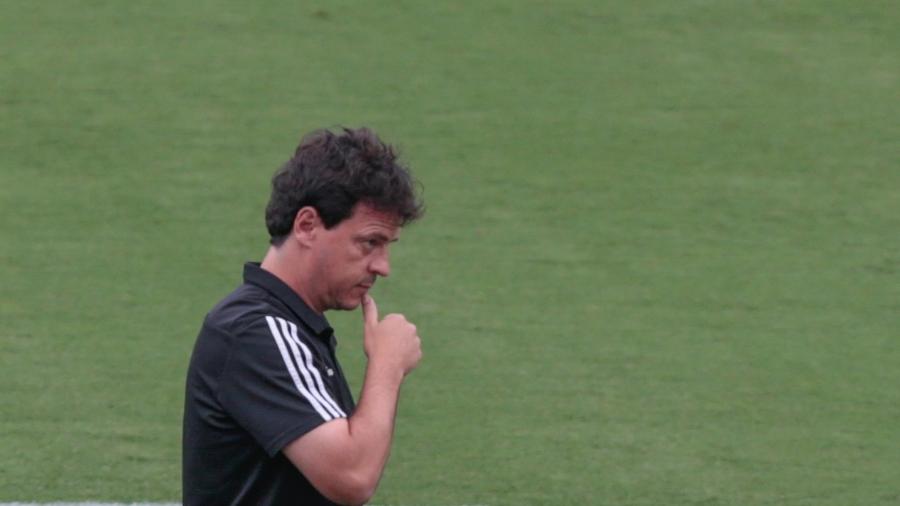 Fernando Diniz comanda o São Paulo em jogo contra o Sport, no Brasileirão - Marcello Zambrana/AGIF