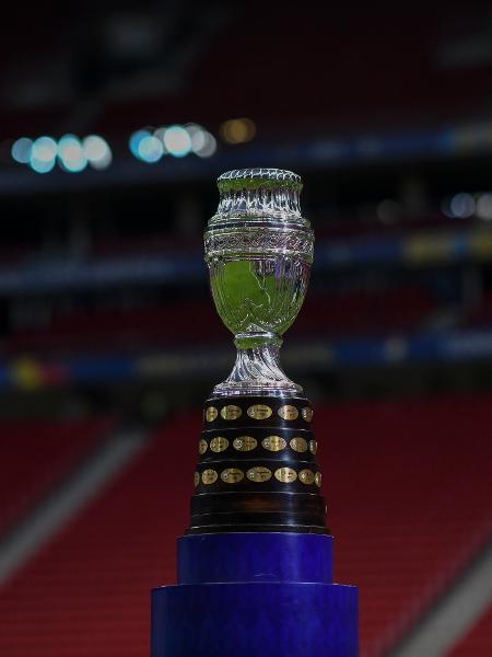 Taça da Copa América no Estádio Mané Garrincha. Duelo entre Brasil e Venezuela abriu a competição - Mateus Bonomi/AGIF