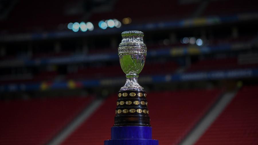 Taça da Copa América no Estádio Mané Garrincha. Duelo entre Brasil e Venezuela abriu a competição - Mateus Bonomi/AGIF