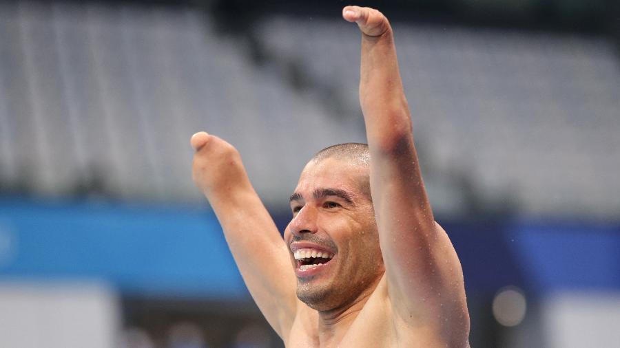 Daniel Dias será o porta-bandeira do Brasil na cerimônia de encerramento das Paralimpíadas - Adam Pretty/Getty Images