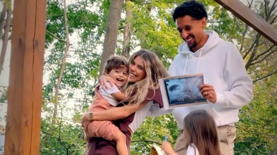 Marquinhos, do PSG, descobre que será pai pela terceira vez - Reprodução/Instagram