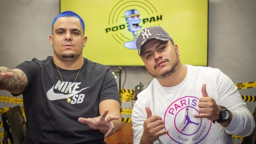 Igão e Mítico, apresentadores do podcast "Podpah" - Reprodução