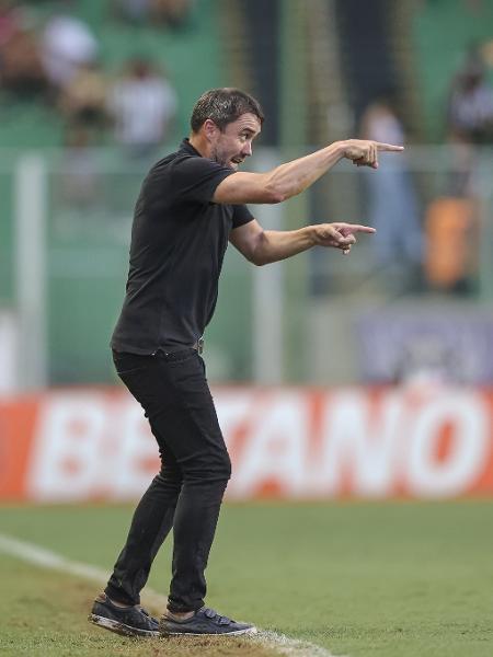 Eduardo Coudet durante Atlético-MG x Patrocinense pelo Campeonato Mineiro - Pedro Souza/Divulgação