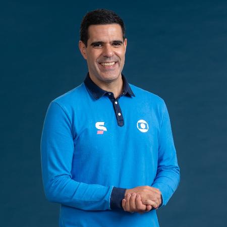 Paulo Andrade, narrador do Grupo Globo desde abril de 2024 Paulo Andrade, narrador do Grupo Globo desde abril de 2024