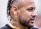 Santos: Neymar treina e chama atenção com novo visual antes de amistoso