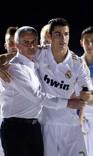 José Mourinho e Cristiano Ronaldo trabalharam juntos no Real Madrid