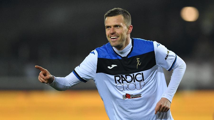 Josip Ilicic, do Atalanta, marcou três vezes contra o Torino pelo Campeonato Italiano em 25/01/2020 - Valerio Pennicino/Getty Images