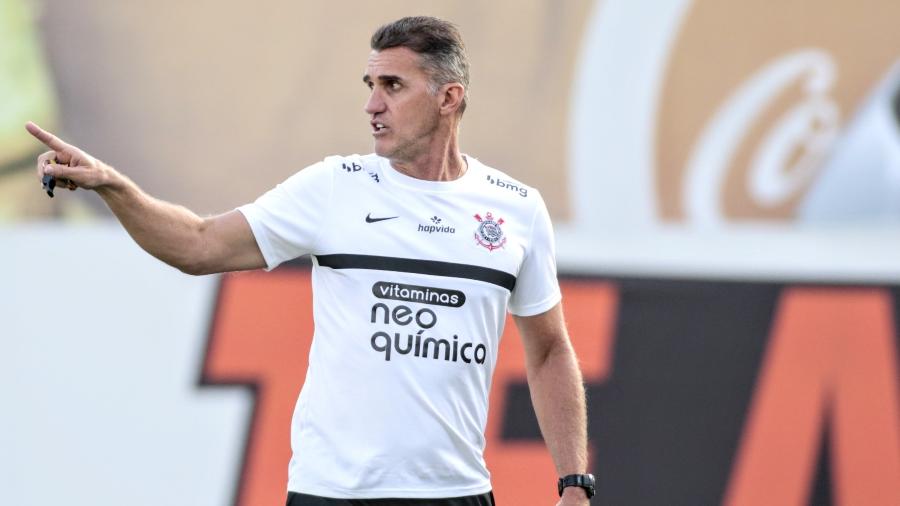 Vagner Mancini comanda treino do Corinthians em Lima - Rodrigo Coca/Agência Corinthians