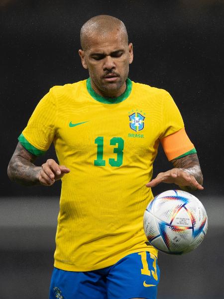 Daniel Alves, lateral-direito da seleção brasileira - Lucas Figueiredo/CBF