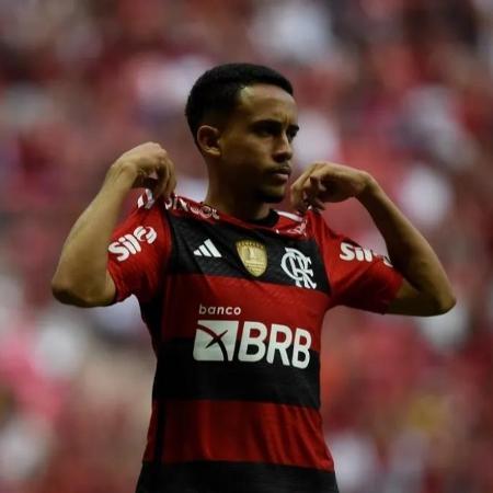 Matheus Gonçalves, de 17 anos, foi o grande destaque do Flamengo no vice da Recopa Sul-Americana - Marcelo Cortes / Flamengo