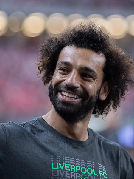 Mohamed Salah, atacante do Liverpool, durante amistoso nesta pré-temporada