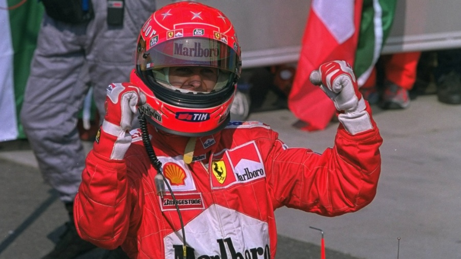 Michael Schumacher igualou as 41 vitórias de Ayrton Senna no GP da Itália em 2000 - Mark Thompson/Getty Images