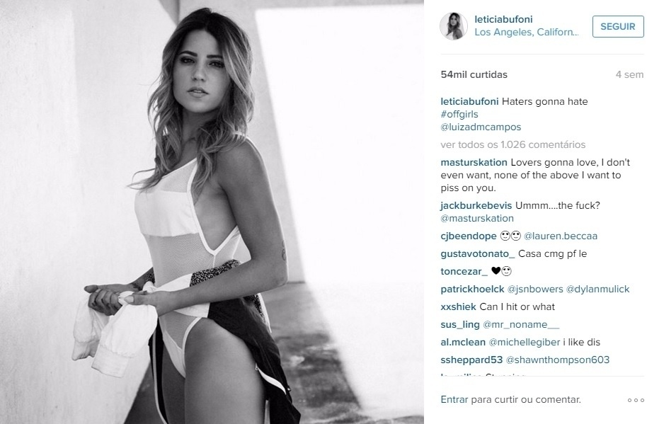 Reprodução Instagram @LeticiaBufoni - Reprodução Instagram @LeticiaBufoni