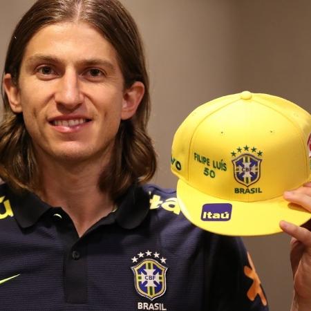Filipe Luís é opção de Tite para a lateral esquerda - Lucas Figueiredo/CBF/Divulgação
