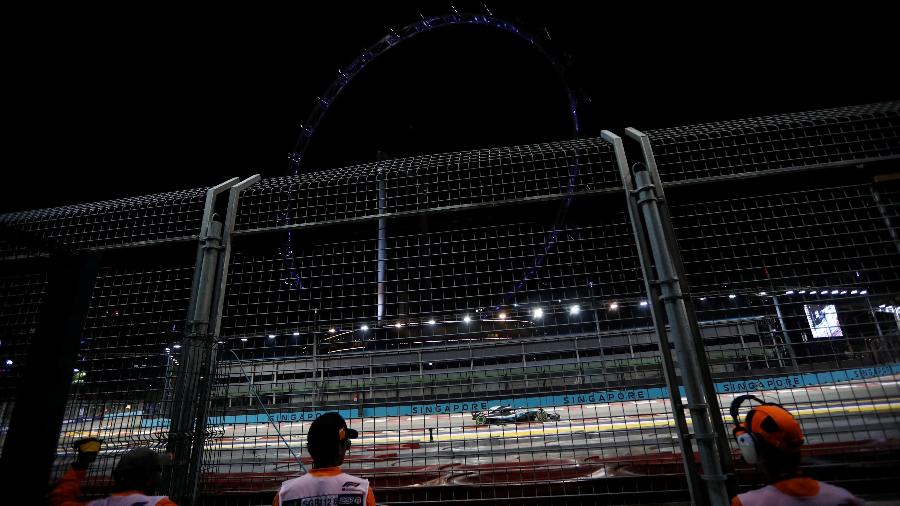 GP de Singapura de 2018; a corrida de 2021 foi cancelada por causa da pandemia de Covid-19 - Kim Hong-Ji/Reuters