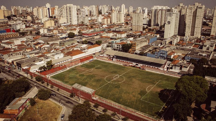 Vista do Estadio Conde Rodolfo Crespi, do Juventus, na rua Javari, bairro da Mooca, em São Paulo - Gabo Morales/Folhapress