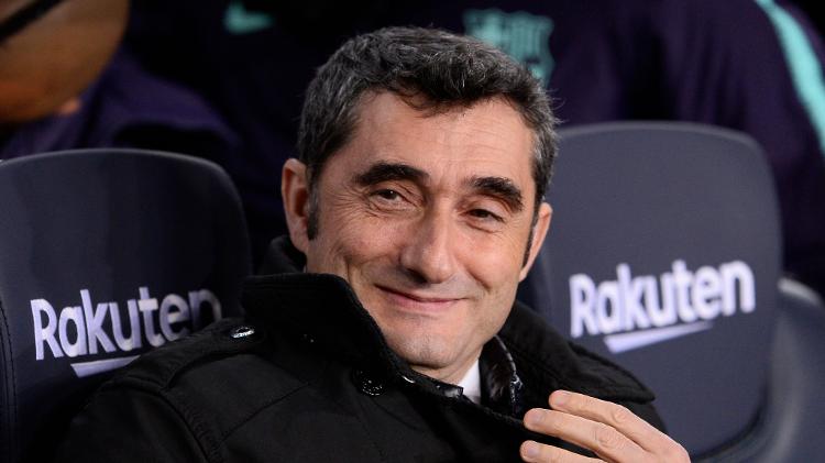 Valverde renovou com o Barcelona por mais uma temporada - JOSEP LAGO/AFP - JOSEP LAGO/AFP