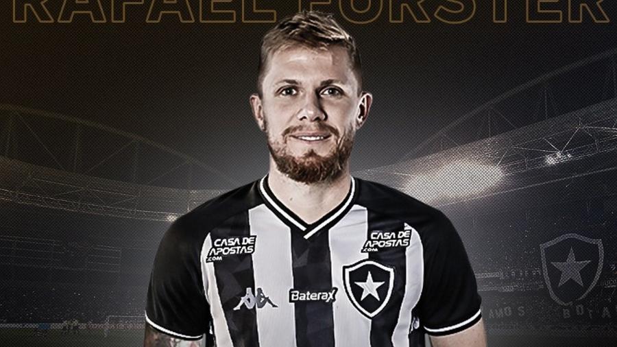 O Botafogo anunciou a contratação do zagueiro Rafael Forster na manhã de hoje - Reprodução