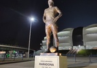 Argentina inaugura estátua de cinco metros de Maradona - Reprodução/Twitter