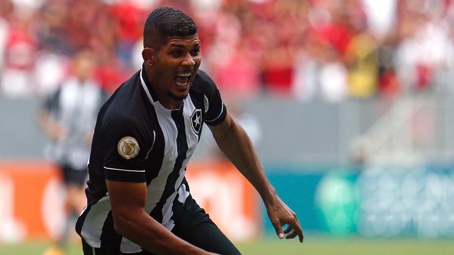 Erison marcou o gol do Botafogo contra o Flamengo - Vítor Silva/Botafogo