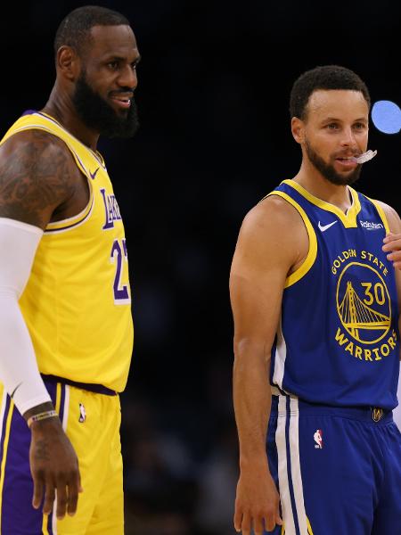 LeBron James e Stephen Curry jogarão juntos pelo time da Conferência Oeste