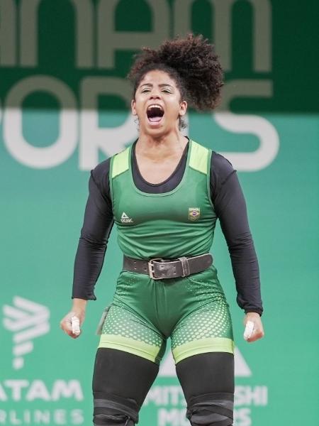 Pan 2023: Laura Amaro levou a medalha de bronze no levantamento de peso
