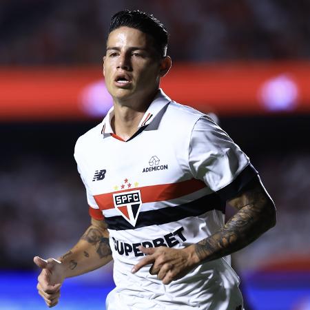 James Rodríguez em ação pelo São Paulo