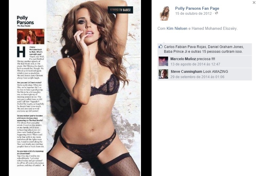 Polly Parsons, namorada de Thomas Vermaelen - Reprodução/Facebook