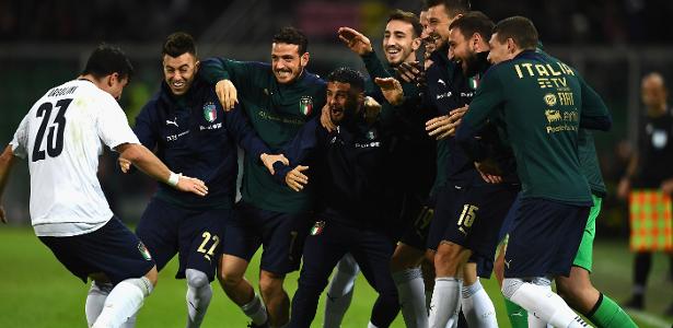Aproveitamento 100% dos italianos | Itália faz 9 a 1 na Armênia; Suíça e Dinamarca se classificam para Euro