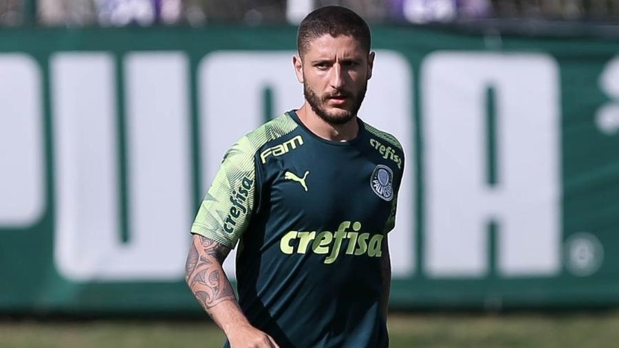 Zé Rafael treinou como titular no trabalho desta terça-feira (28) na Academia de Futebol - Cesar Greco/Ag. Palmeiras