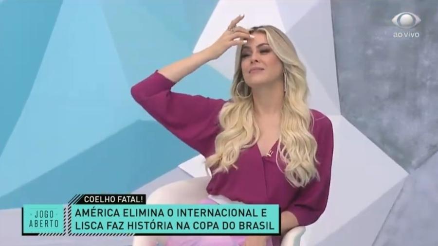 América-MG corneta Renata Fan após eliminar Inter da Copa do Brasil - Reprodução/Band