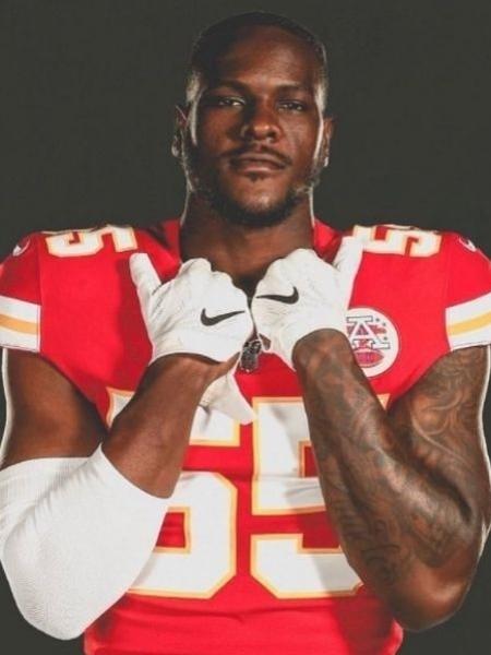 Clark venceu o Super Bowl de 2019 junto com os Chiefs - Reprodução/Instagram