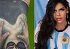 Modelo que tatuou Messi na virilha promete nova homenagem ao craque - Foto 1: Amin Mohammad Jamali/Getty Images | Foto 2: Divulgação/Instagram