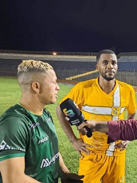 Everson Bilal e Tobinha dão entrevista após confronto na Copa Verde - Reprodução/Twitter