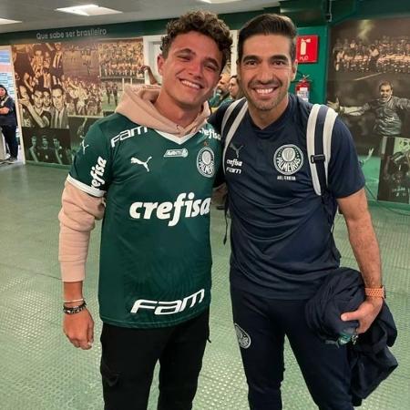 Lando Norris, piloto de Fórmula 1, acompanha o Palmeiras desde 2021 - Reprodução/Instagram/@coachabelferreira