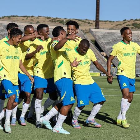 Jogadores do Mamelodi Sundowns, adversário do Fluminense no Super Mundial Jogadores do Mamelodi Sundowns, adversário do Fluminense no Super Mundial