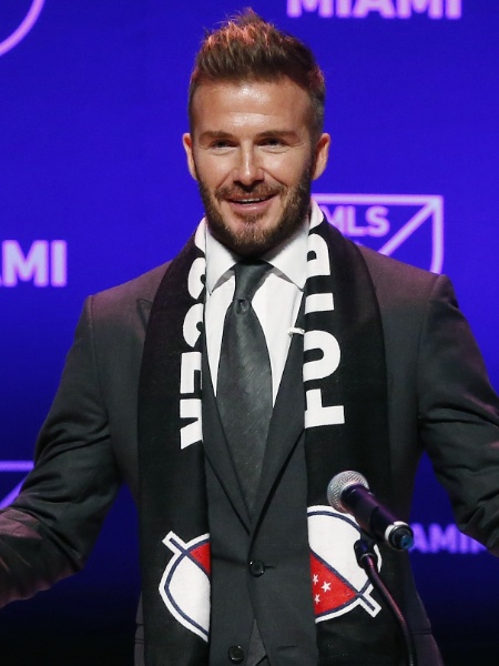 O ex-jogador inglês David Beckham será dono de clube na Major League Soccer -  AFP PHOTO / RHONA WISE