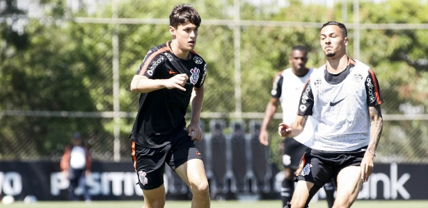 Mateus Vital em treino do Corinthians no último sábado: chance pelo meio - Rodrigo Gazzanel/Agência Corinthians