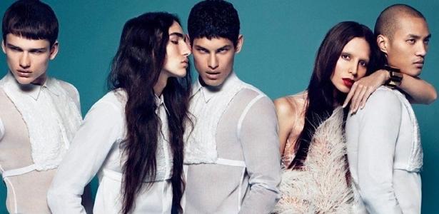 Lea T, filha de Toninho Cerezo, na campanha para a Givenchy - Reprodução - Reprodução