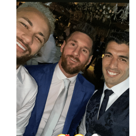 Neymar, Leo Messi e Luis Suárez formaram o trio MSN no Barcelona - Reprodução/Instagram