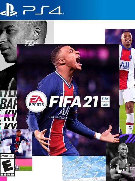 Mbappé na capa do Fifa 21; jogo é atração do Futebol Muleke na Twitch e no TikTok - Reprodução/EA Sports