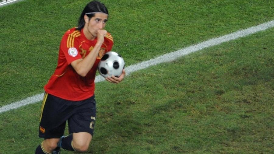 De la Red foi campeão da Eurocopa de 2008 com a seleção espanhola - Mladen Antonov/AFP/Getty Images