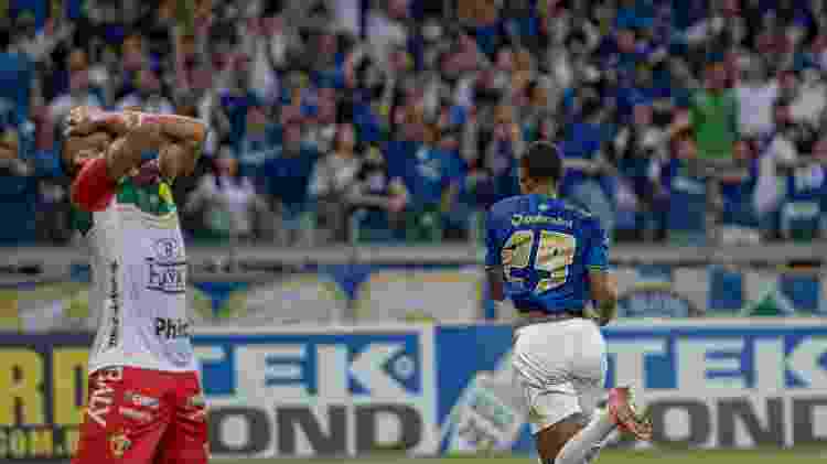 Vitor Leque comemora gol pelo Cruzeiro diante do Brusque pela 35ª rodada da Série B do Campeonato Brasileiro - Alessandra Torres/AGIF - Alessandra Torres/AGIF