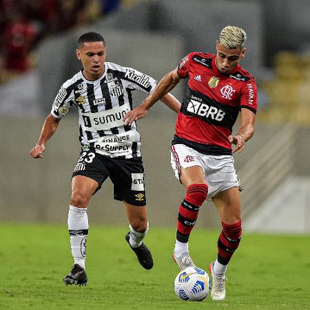 Andreas Pereira em Flamengo x Santos -  Thiago Ribeiro/AGIF