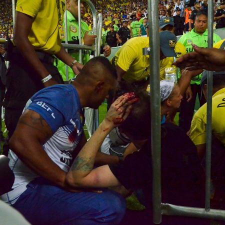 Confusão em Brasil x Argentina, no Maracanã, pelas Eliminatórias
