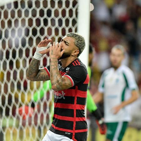 Gabigol lamenta gol perdido pelo Flamengo no Carioca
