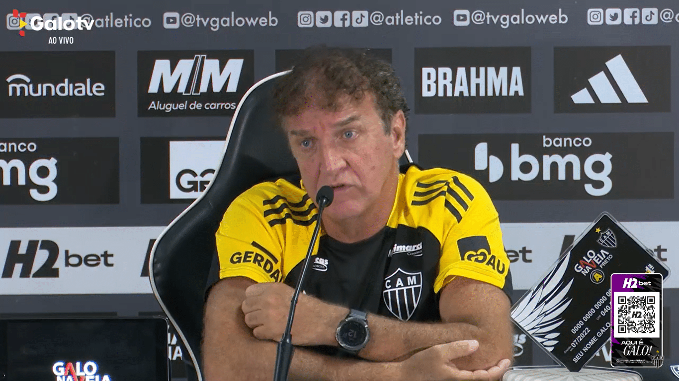 Cuca em apresentação como novo técnico do Atlético-MG - undefined