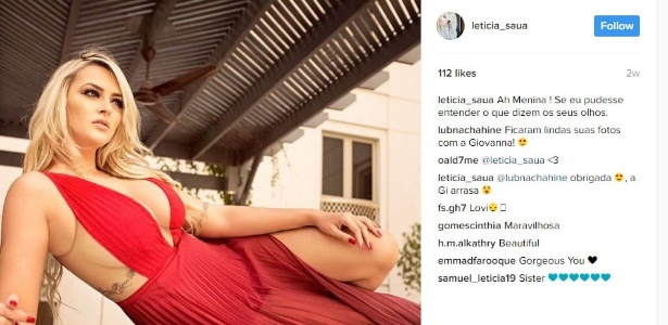 Leticia fazia trabalhos como modelo antes de sair do país - Reprodução/Instagram