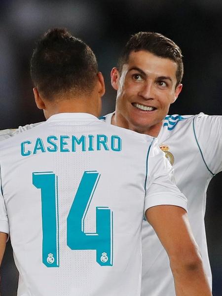 Juntos, Cristiano Ronaldo e Casemiro levaram o Real Madrid a 4 títulos de Champions